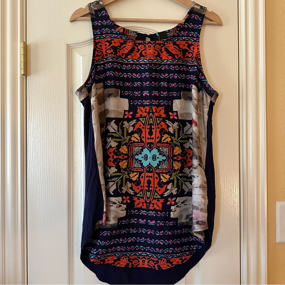 Anthropologie Mixed Media Tank